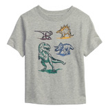 Camiseta T-shirt Gap Baby Menino Dinossauros Importada Eua