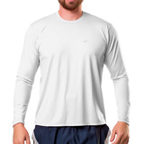 Camiseta Térmica Manga Longa Masculina Proteção Uv+50 Elite