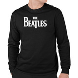 Camiseta The Beatles Banda Rock Camisa Manga Longa Unissex