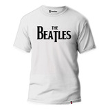 Camiseta The Beatles Logo Top Writted Rock Band 