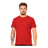 Camiseta Tommy Hilfiger Masculina Essential Cotton Vermelha