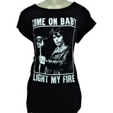 Camiseta Tshirt Blusinha Feminina The Doors Light My Fire