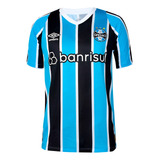Camiseta Umbro Grêmio Torcedor Masculina 2024 - Curta