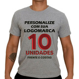 Camiseta Uniforme Profissional Personalizado Foto Logo 10pçs