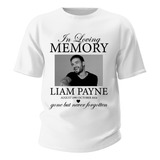 Camiseta Unissex Liam Payne Cantor In Memory Rest In Peace