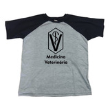 Camiseta Veterinaria Medicina Veterinaria Raglan