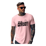 Camiseta Vida De Cowboy Camisa Casual Country Agro Algodão