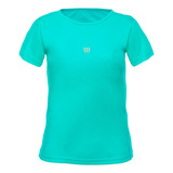 Camiseta Wilson Core Ii Infantil - Verde Agua