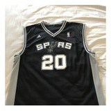 Camiseta adidas San Antonio Spurs Manu Ginobili #20 Masc.