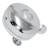 Campainha Cromada Bike Aço Cor Cinza/cromado Cromado
