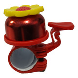 Campainha Sino Buzina Infantil Bicicleta Trim Alta Girasol Cor Vermelho-branco