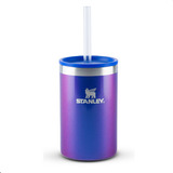 Can Cooler Térmico Com Canudo Stanley 296ml Cor Azul
