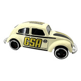 Candide Steel Car Garagem S.a. - Volkswagen Fusca Gsa Cor Bege - Gsa - Cartela Ou Bolha Amassada