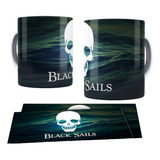 Caneca Black Sails Elenco Seriado Presente Porcelana