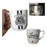 Caneca Corinthians Porcelana Oficial P/ Presente Corintianos