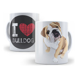Caneca De Cerâmica Branca 325ml I Love Pet