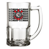 Caneca De Chopp Corinthians 340ml Vidro Bristol Oficial