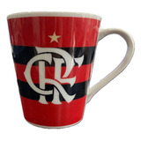 Caneca De Porcelana Flamengo 290ml Licenciada Oficial Café