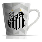 Caneca De Porcelana Santos 290ml Branca Oficial Licenciada