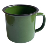 Caneca Esmaltada Verde Pequena 80ml Chá Café - 100 Peças