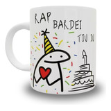 Caneca Flork Meme Palito Figurinha Xícara Presente Niver