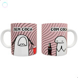 Caneca Flork Meme Palito Presente Com Coca