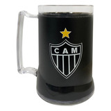 Caneca Gel Preto 400ml - Atlético Mineiro