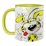 Caneca Marsupilami Desenho Antigo Animado Divertido Pulando
