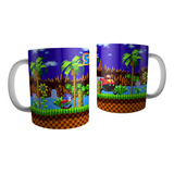 Caneca Personalizada Sonic 1 Clássico Sega Mega Drive Eggman