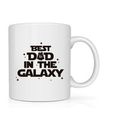 Caneca Porcelana Galaxy Best Dad, Star Wars