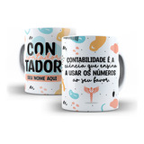 Caneca Profissão Com Nome Com Caixinha Xícara Presente Meme