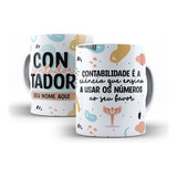 Caneca Profissões Com Nome E Caixinha Xícara Personalizada