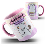 Caneca Rosa Flork Médica Advogada Nutricionista Personal Etc