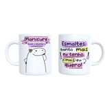 Caneca Xícara Personalizada Porcelana Flork Profissões Cores