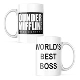 Caneca Xícara Personalizada The Office World's Best Boss