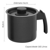 Canecão Leiteira C/tampa Antiaderente Teflon N14- 1,65litros