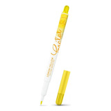 Caneta Comestivel Importada Ponta Fina Amarelo Limão