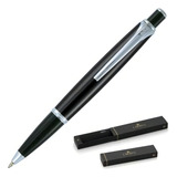 Caneta Crown Talent Yw19705p Esferografica Carga Parker Cor Da Tinta Azul Cor Do Exterior Preta