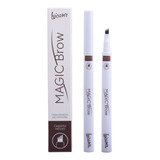 Caneta Delineadora Para Sobrancelha Magic Brow Luisance Cor Castanho Médio
