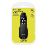 Caneta Logitech R400 Apresentador Multimídia Lazer Sem Fio N