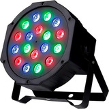 Canhão De Luz Refletor 18 Leds Iluminação Sensor Som Dmx 110v/220v