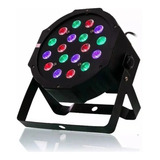 Canhão Projetor Luz 18 Leds Iluminação Sensor De Som Festas