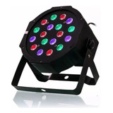 Canhão Projetor Luz 18 Leds Iluminação Sensor De Som Festas