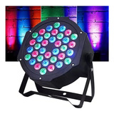 Canhão Refletor Led 36 Leds Rgb Bivolt Dmx Digital Strobo