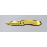 Canivete Smith & Wesson Metal Dourado - Mod. Executive Lindo