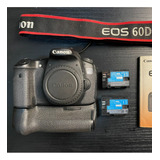 Canon Eos 60d + Grip + 2 Baterias Originais E Carregador