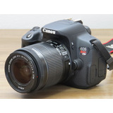 Canon Eos Rebel Kit T5i + Lente 18-55mm Dslr Touch Screen