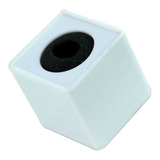 Canopla Para Microfone Em Acrilico Cor Branca