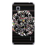 Capa Adesivo Skin110 Verso Para LG Optimus G E977
