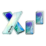 Capa Anti Impacto Para Samsung M55 5g 6.7 + 2 Película 3d